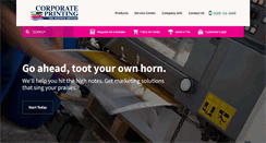 Desktop Screenshot of corporateprintingcincinnati.com