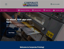 Tablet Screenshot of corporateprintingcincinnati.com